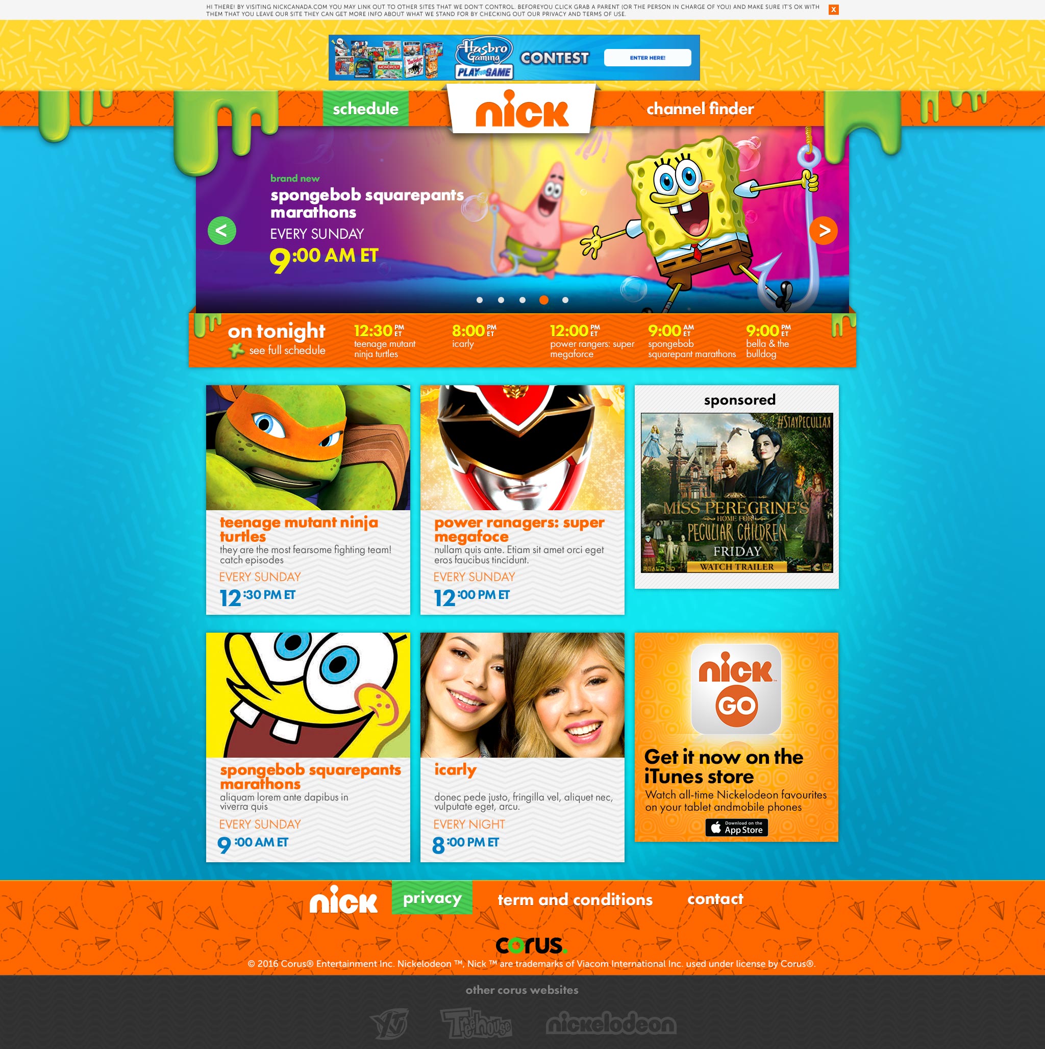 Nick Canada homepage